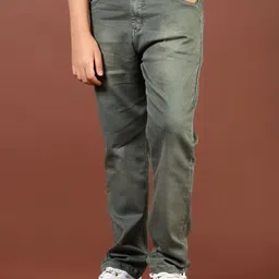 V-Mart Boys Regular Fit Mid-Rise Light Fade Cotton Jeans-image-9