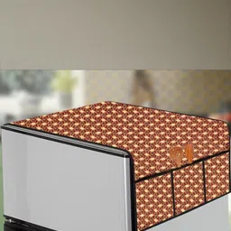 The Furnishing Tree Brown Plastic Refrigerator Cover-picture-14