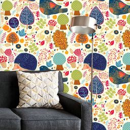 ArtzFolio Printed UV-Resistant Anti-Bacterial Crew Cut Leaves Peel & Stick Wallpaper-image-9