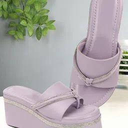 H.M. LADIES FOOTWEAR Women Open Toe Wedge Heel Sandals-31