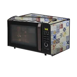 PVC Waterproof Microwave Oven Cover Compatible for 23 L Convection 23BC4 Mosaic-image-55