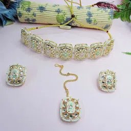 Anouk Gold-Plated Artificial Beads-studded Jewellery Set-picture-35