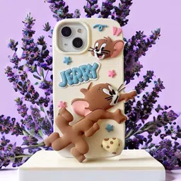 CASE CREATION Cartoon Characters Printed iPhone 14 Back Case Mobile Accessories-34