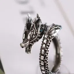 VS Unique Collection Silver-Plated Adjustable Finger Ring-image-57