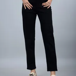Crimsoune Club Women Straight Fit Heavy Fade Stretchable Jeans-image-88