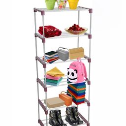 Decent Hut Multipurpose Books Storage 6 Shelve for Home image 2