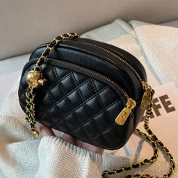 DressBerry PU Structured Sling Bag-34