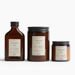H&M Small Scented Candle In Glass Holder-3