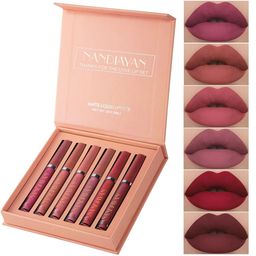 nandiayan Set Of 6 Matte Liquid Lipstick - 3.5 ml Each-Set A- 01 - 02 - 03 - 04 - 05 -06-22