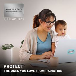 Envirochip Clinically Tested Radiation Protection Chip for Laptop - Silver-9