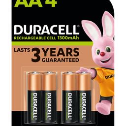 Duracell Plus AA Rechargeable Batteries Pack of 4 - 1300 mAh-image-108
