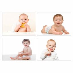 WENS HD Digital Baby Posters Pack of 4 - Multicolour-26