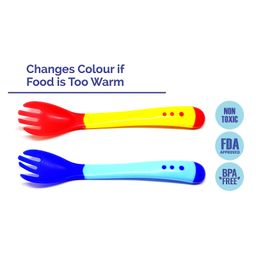 The Little Lookers Forks Pack of 2 - Yellow Blue-18