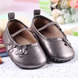 Babyoye Booties Floral Appliques - Grey-picture-10
