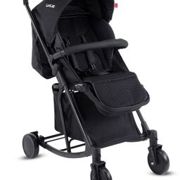 LuvLap Cosmos Rocker Stroller with Swivel Wheels and 5 Point Safety - Black-13