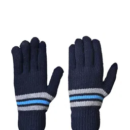 LOOM LEGACY Men Patterned Acrylic Winter Gloves-image-56