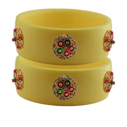 Vidhya Kangan Multi-Coloured Brass Bangles-71