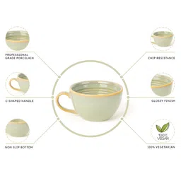 BODHI HOUSE Porcelian Cup & Saucer 250ml image 4