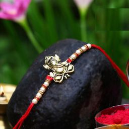 VIVASTRI Men Gold Multistrand Rakhi-39