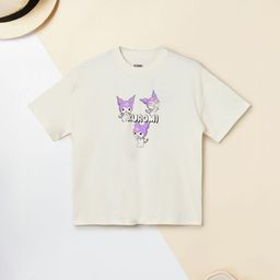 max Girls Printed Applique T-shirt-image-86