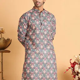 Anouk Men Floral Printed Kurta-32