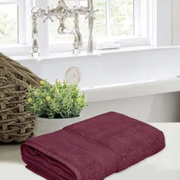Home Fresh Purple 1 Cotton 500 GSM Bath Towel-image-58