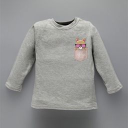 KAVEE Kids Pure Cotton Pockets T-shirt-image-79
