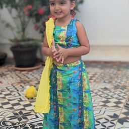 Tura Turi Girls Cotton Lehenga Choli-image-25