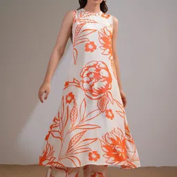 Kaftanize Printed Top With Trousers Co-Ord-picture-58