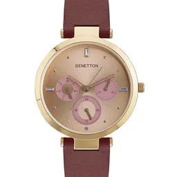 United Colors of Benetton Women Brass Printed Dial & Straps Analogue Watch UWUCL1008-picture-27