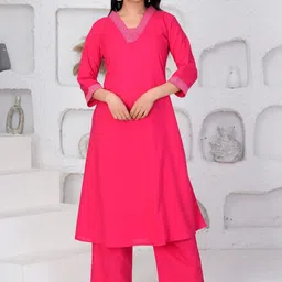 TROPWEAR V Neck Top With Trousers Co-Ords Set-picture-31