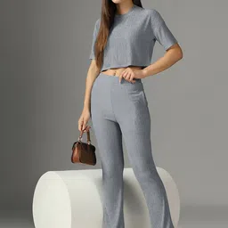 Selvia Round Neck Top With Trousers Co-Ords-picture-15
