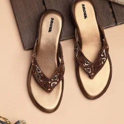 Anouk Women Printed Open Toe Flats-picture-48