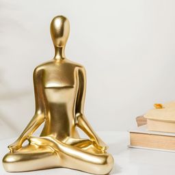Myntra Elegant Homes Gold-Toned Figurine Showpiece-image-32