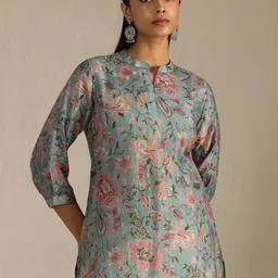 Soch Mandarin Collar Printed Tunic-image-42