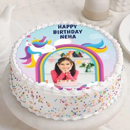 Unicorn Dream Photo Cake-image-65