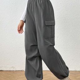 BROADSTAR Women Smart Baggy Fit Parachute Trousers-picture-43
