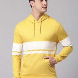 Dennis Lingo Men Colourblocked Hooded Sweatshirt-image-77