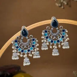 NAMAN ARTS Contemporary Jhumkas Earrings-4