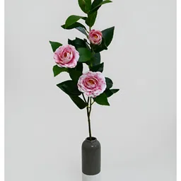 Blooming Floret Pink 1 Pieces Artificial Flower With Pot-image-40