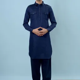 azania Men Embroidered Kurta-picture-36