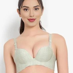 Blush Lado Non-Wired Cotton Push-Up Bra-image-70