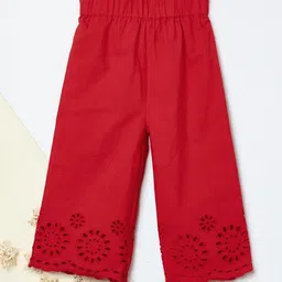 max Girls Solid Mid-Rise Parallel Trousers-image-76