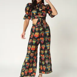 Pannkh Printed Pure Cotton Top & TrousersCo-OrdsSet-image-13