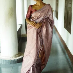 parampara ethnic Mesmeric Soft Banarasi Silk Saree With Inspiring Blouse Piece-picture-32