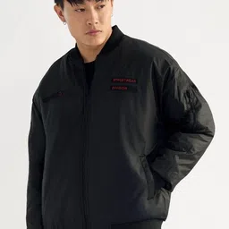 The Souled Store Men Camouflage Reversible Bomber Jacket-picture-25