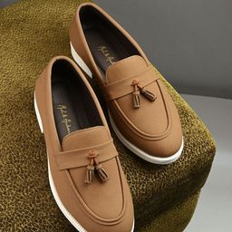 Mast & Harbour Men Suede Loafers-image-87
