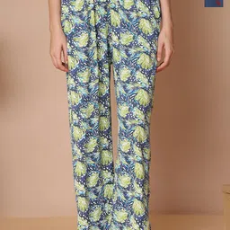 TAG 7 Pack Of 2 Printed Cotton Mid-Rise Lounge Pants-image-98