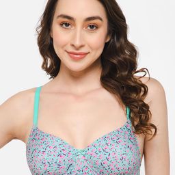 Clovia Floral Full Coverage Lightly Padded Bra-picture-13