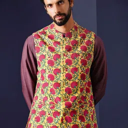 JAYPORE Men Printed Nehru Jackets-picture-17